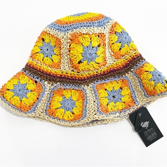 Peter Grimm crochet flower bohemian hat - Picture 2 of 6